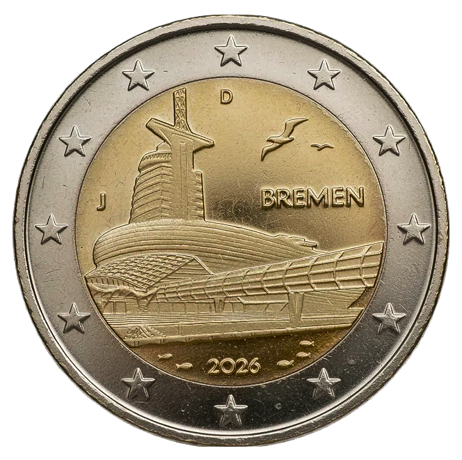 2 euros conmemorativa Estado de Bremen, Casa del Clima Bremerhaven